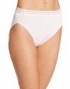 Vanity Fair Women's Illumination With Lace Waist Hi-Cut Panty