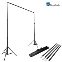 LimoStudio Photo Video Studio 10Ft Adjustable Muslin Background Backdrop Support System Stand, AGG1112 LimoStudio Photo Video Studio 10Ft Adjustable Muslin Background Backdrop Support System Stand, AGG1112
