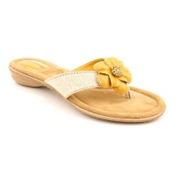 Giani Bernini Alexia Open Toe Flip Flops Sandals Shoes Yellow Womens Giani Bernini Alexia Open Toe Flip Flops Sandals Shoes Yellow Womens