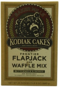 Kodiak Cakes Butter Milk and Honey Flapjack and Waffle Mix, 24-Ounce (Pack of 3) Kodiak Cakes Butter Milk and Honey Flapjack and Waffle Mix, 24-Ounce (Pack of 3)