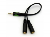 9-inch 3.5mm stereo Plug to Dual 3.5mm stereo Jack Splitter by Infrared Resources 9-inch 3.5mm stereo Plug to Dual 3.5mm stereo Jack Splitter by Infrared Resources