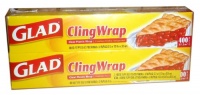 Glad Cling Plastic Wrap, 400-sq ft Roll 2PK