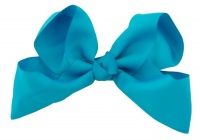 Solid Color Extra Large Grosgrain Ribbon Bow Sets of 2 Hair Bow Colors: Aqua Blue Solid Color Extra Large Grosgrain Ribbon Bow Sets of 2 Hair Bow Colors: Aqua Blue
