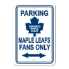 NHL Toronto Maple Leafs Plastic Parking Sign