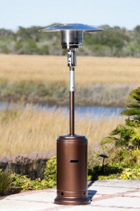 Fire Sense Hammered Bronze Propane (LP) Patio Heater with Wheels Fire Sense Hammered Bronze Propane (LP) Patio Heater with Wheels