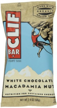 Clif Bar Energy Bar, White Chocolate Macadamia Nut, 2.4-Ounce Bars, 12 Count Clif Bar Energy Bar, White Chocolate Macadamia Nut, 2.4-Ounce Bars, 12 Count