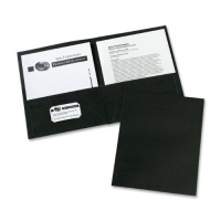 Avery Two-Pocket Portfolios, Embossed Paper, 30-Sheet Capacity, Black, Box of 25 (47988) Avery Two-Pocket Portfolios, Embossed Paper, 30-Sheet Capacity, Black, Box of 25 (47988)