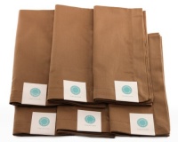 Martha Stewart Collection Mink Brown Cotton Twill Napkins - Set of 6 Martha Stewart Collection Mink Brown Cotton Twill Napkins - Set of 6