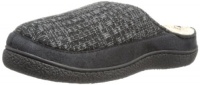 Isotoner Men's Microsuede Hoodback Slipper with Sweater Knit Isotoner Men's Microsuede Hoodback Slipper with Sweater Knit