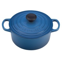 Le Creuset Signature Enameled Cast-Iron 3-1/2-Quart Round French Oven, Marseille Le Creuset Signature Enameled Cast-Iron 3-1/2-Quart Round French Oven, Marseille