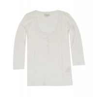 Denim & Supply by Ralph Lauren Women Three Quarter Sleeve Lace Henley Top (M, Antique cream) Denim & Supply by Ralph Lauren Women Three Quarter Sleeve Lace Henley Top (M, Antique cream)