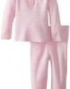 Juicy Couture Baby Baby-Girls Newborn Striped Pant Set, Pink/Angel Stripe, 0-3 Months