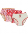 Hello Kitty Toddler Girls 3 Pair Panty Pack, Multi/Print