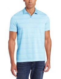 Perry Ellis Men's Short Sleeve Iridescent Stripe Polo Perry Ellis Men's Short Sleeve Iridescent Stripe Polo