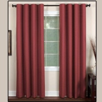 Elrene Cachet Faux Silk Window Panel Brick52x84 - Single panel only Elrene Cachet Faux Silk Window Panel Brick52x84 - Single panel only