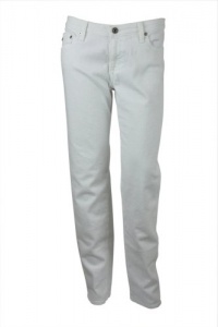 AG Adriano Goldschmied Women's Stilt Cigarette Leg Jean in White AG Adriano Goldschmied Women's Stilt Cigarette Leg Jean in White