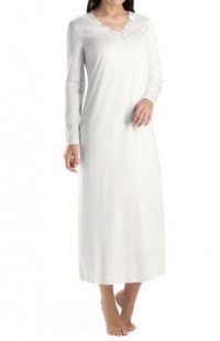 Hanro Women's Julie Long Sleeve Gown Hanro Women's Julie Long Sleeve Gown