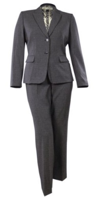 Tahari Arthur S. Levine Women's Plaid Business Suit Jacket & Pant Set