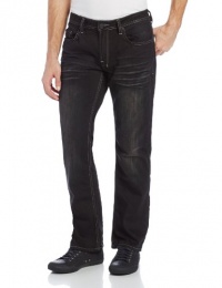 Buffalo by David Bitton Men's King Slim Bootcut Jean in Curshed and Brushed Buffalo by David Bitton Men's King Slim Bootcut Jean in Curshed and Brushed