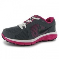 Nike Trainers Shoes Kids Dual Fusion Run (gs) Mouse Grey (525593 002), 5.5 Nike Trainers Shoes Kids Dual Fusion Run (gs) Mouse Grey (525593 002), 5.5