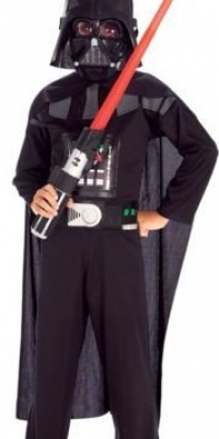Rubies Star Wars Darth Vader Action Suit Child, Size 8 to 10 Rubies Star Wars Darth Vader Action Suit Child, Size 8 to 10