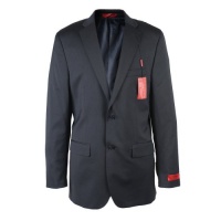 Alfani Red Streamlined Fit Navy Ministripe Wool Blazer Sportcoat US 40L EU 50L Alfani Red Streamlined Fit Navy Ministripe Wool Blazer Sportcoat US 40L EU 50L
